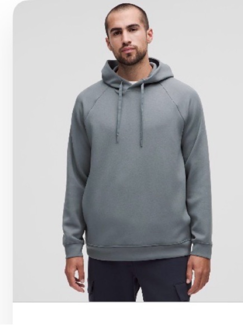 lululemon athletica Men's Grey Oasis Smooth Spacer classic fit pullover Size L